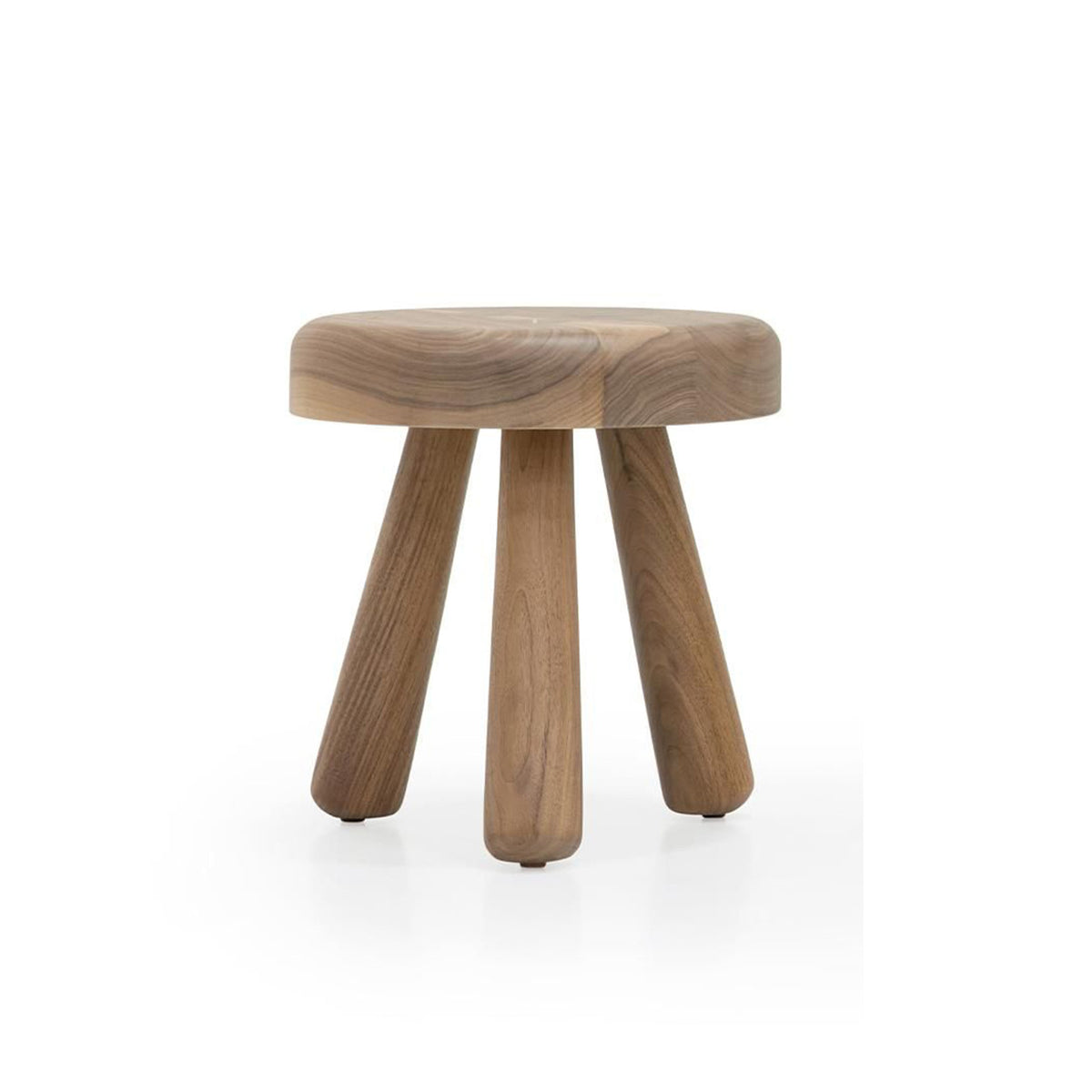 Moo Stool Walnut 15&quot; Eleish Van Breems Home