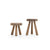 Moo Stool Walnut 15" Eleish Van Breems Home