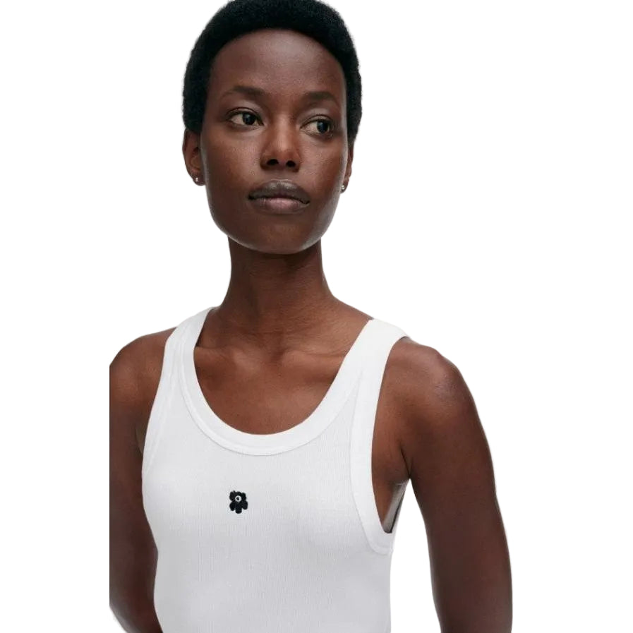 Marimekko Kedol Unikko Placement white Tank Top Eleish Van Breems Home