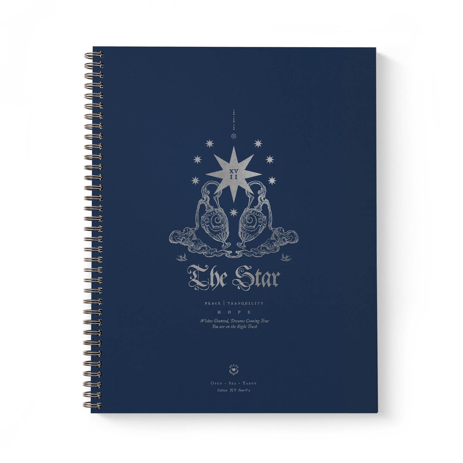 The Star Spiral Notebook Daily Tarot Card Journal Eleish Van Breems Home