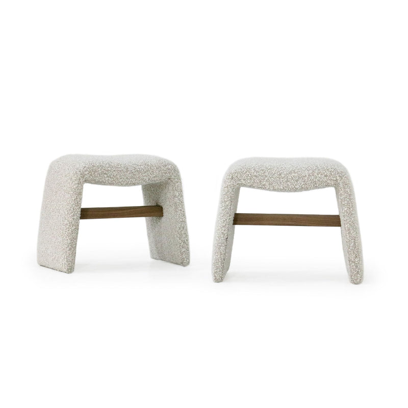 Oakley Dining Stool in Matalpaca Boucle Creme