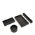 Canteen Leather Desk Set, Nero Eleish Van Breems Home