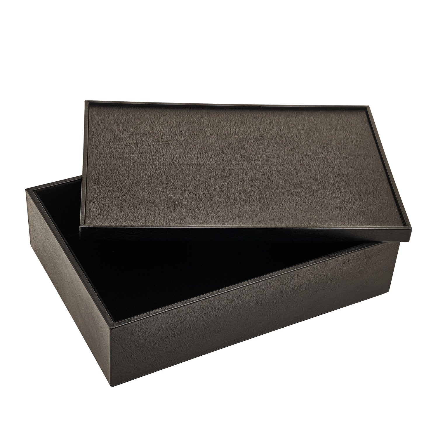 Leather Keepsake Boxes Set Of 6, Nero Eleish Van Breems Home