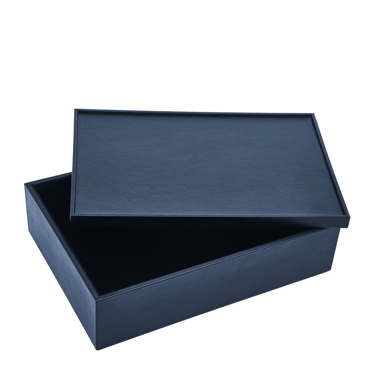 Leather Keepsake Boxes Set Of 6, Blu Oltremare Eleish Van Breems Home