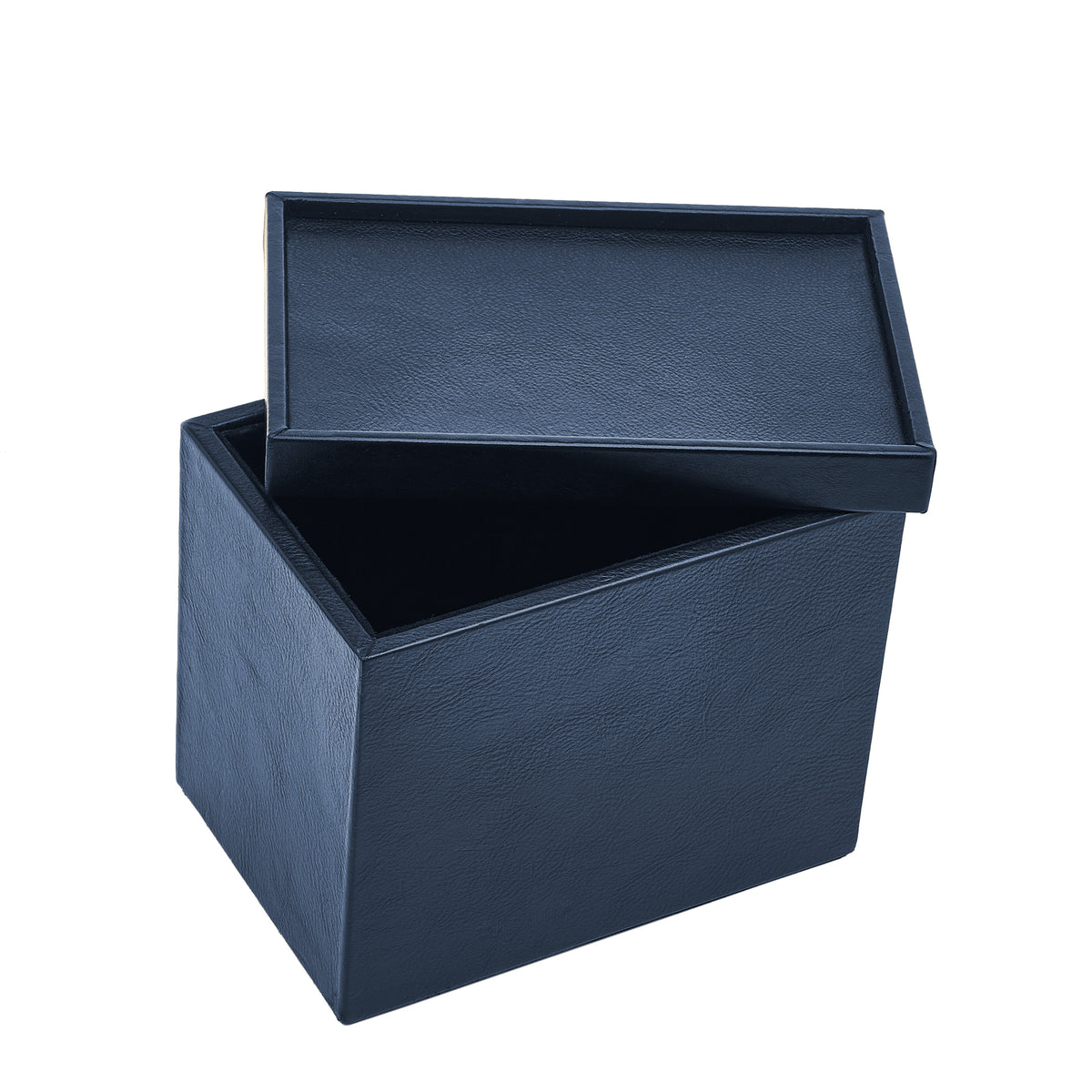 Leather Keepsake Boxes Set Of 6, Blu Oltremare Eleish Van Breems Home