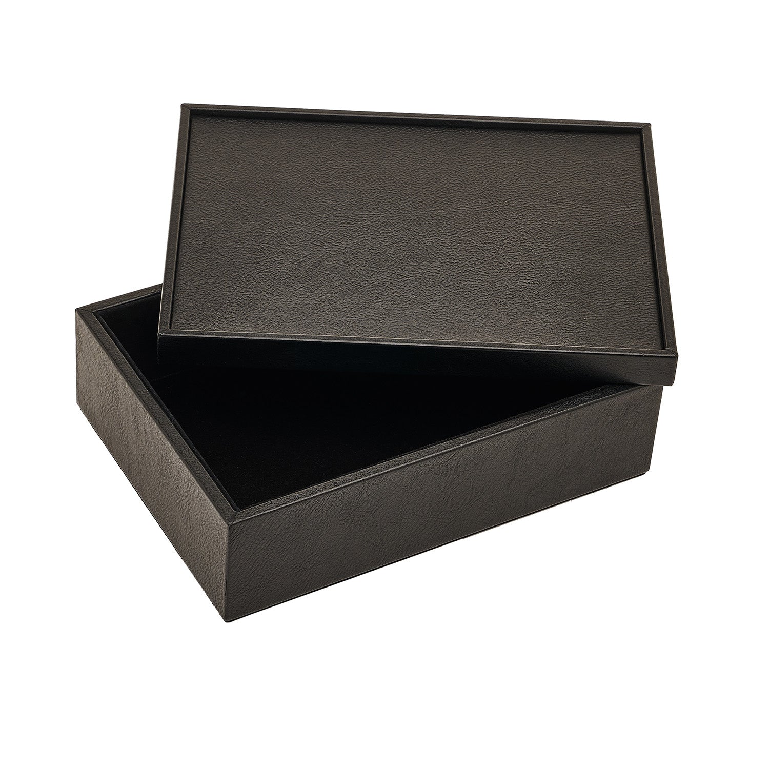 Leather Keepsake Boxes Set Of 6, Nero Eleish Van Breems Home