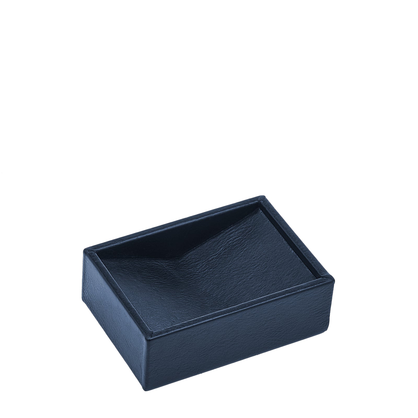 Leather Keepsake Boxes Set Of 6, Blu Oltremare Eleish Van Breems Home