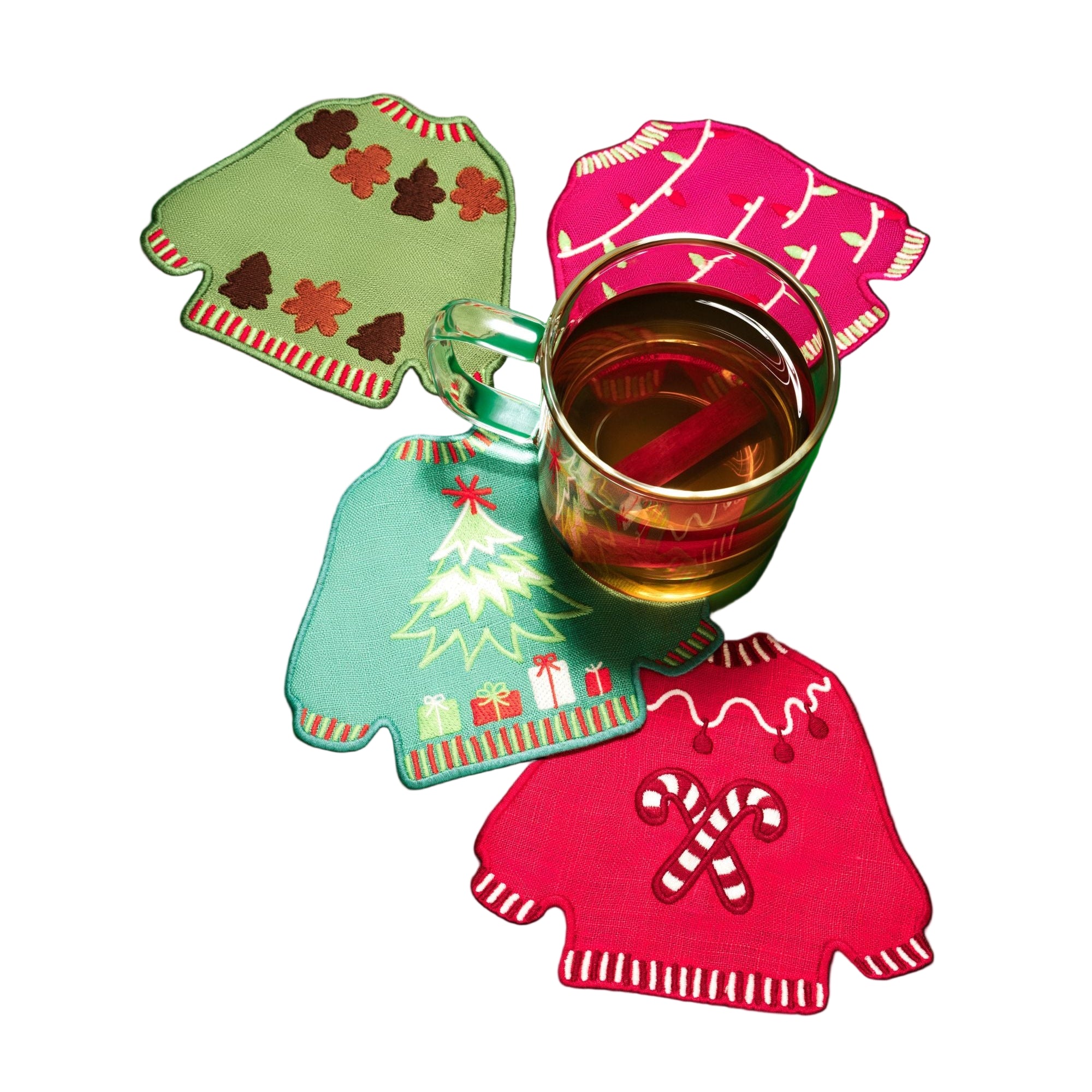 Ugly Sweaters Cocktail Napkins, Set of 4 Eleish Van Breems Home