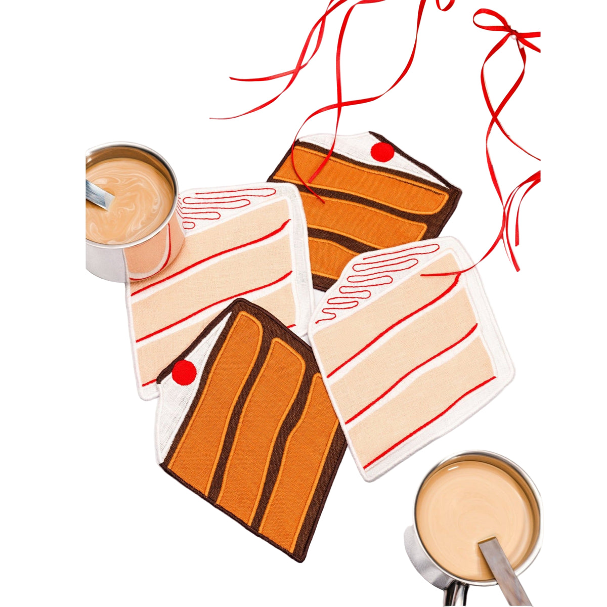 Cake Cocktail Napkins, Set of 4 Eleish Van Breems Home