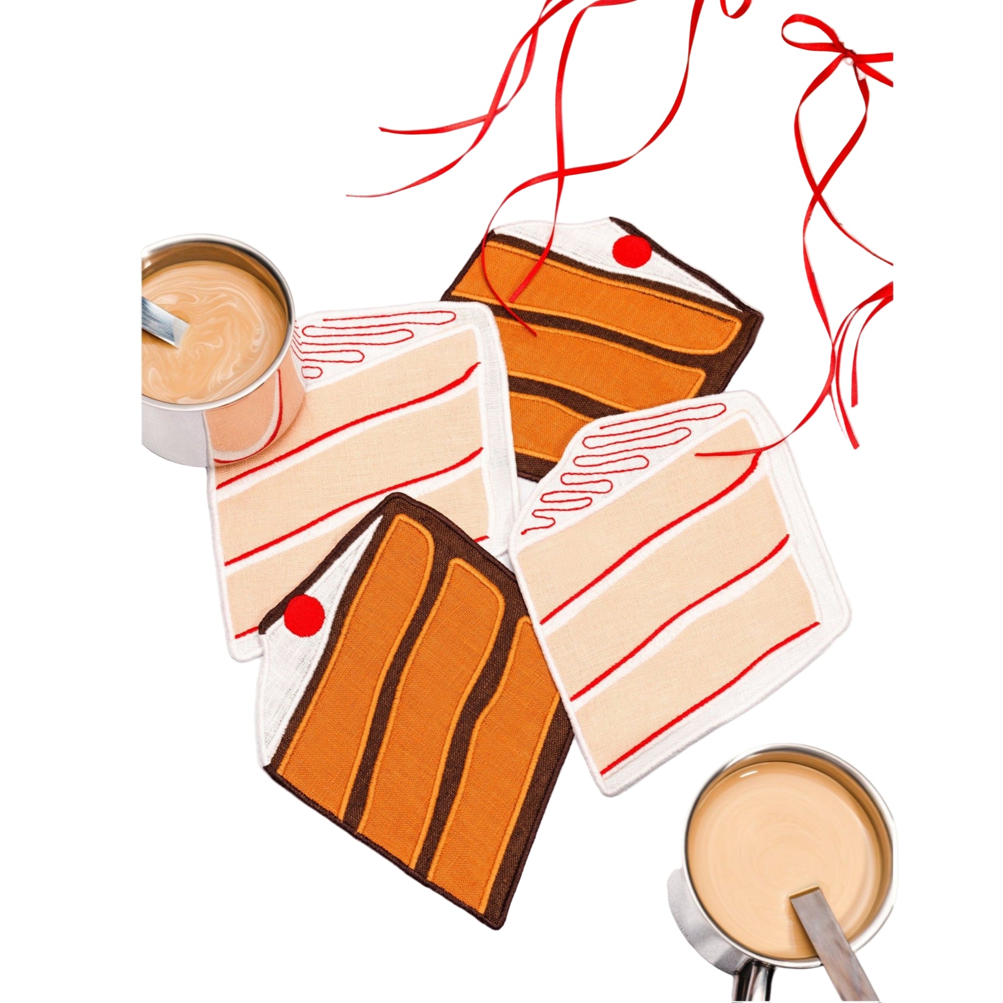 Cake Cocktail Napkins, Set of 4 Eleish Van Breems Home