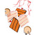 Cake Cocktail Napkins, Set of 4 Eleish Van Breems Home