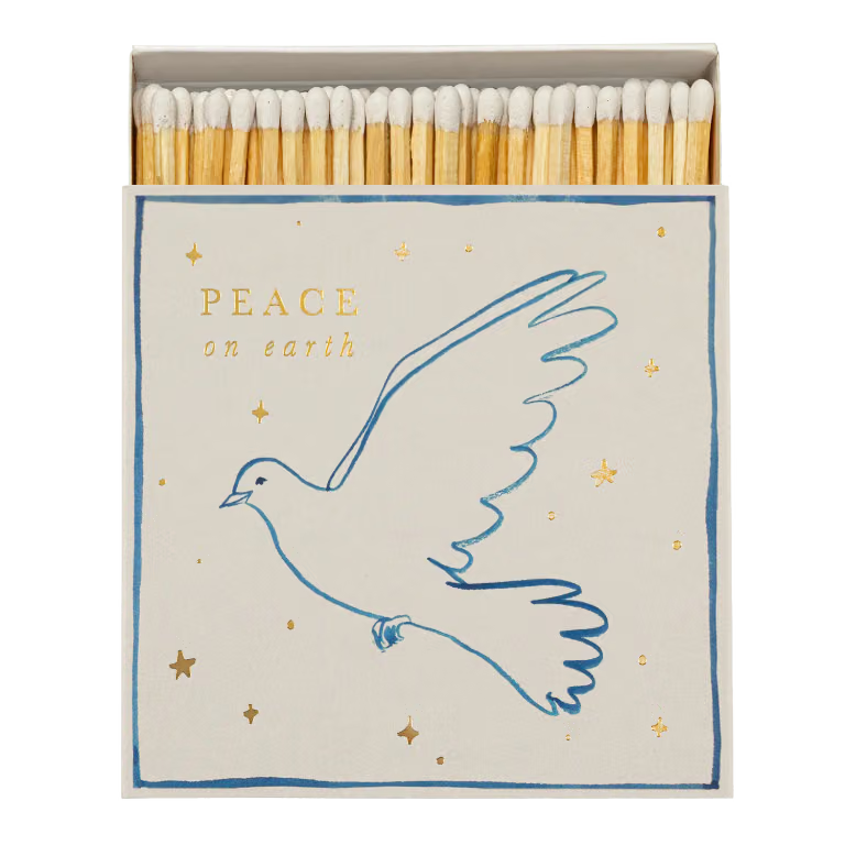 Peace Dove Square Matchbox Eleish Van Breems Home