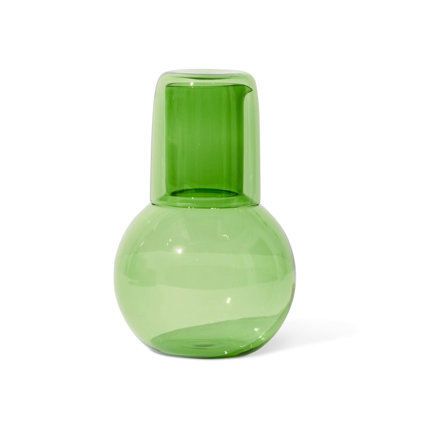 Belly Carafe & Cup Set, Green Eleish Van Breems Home