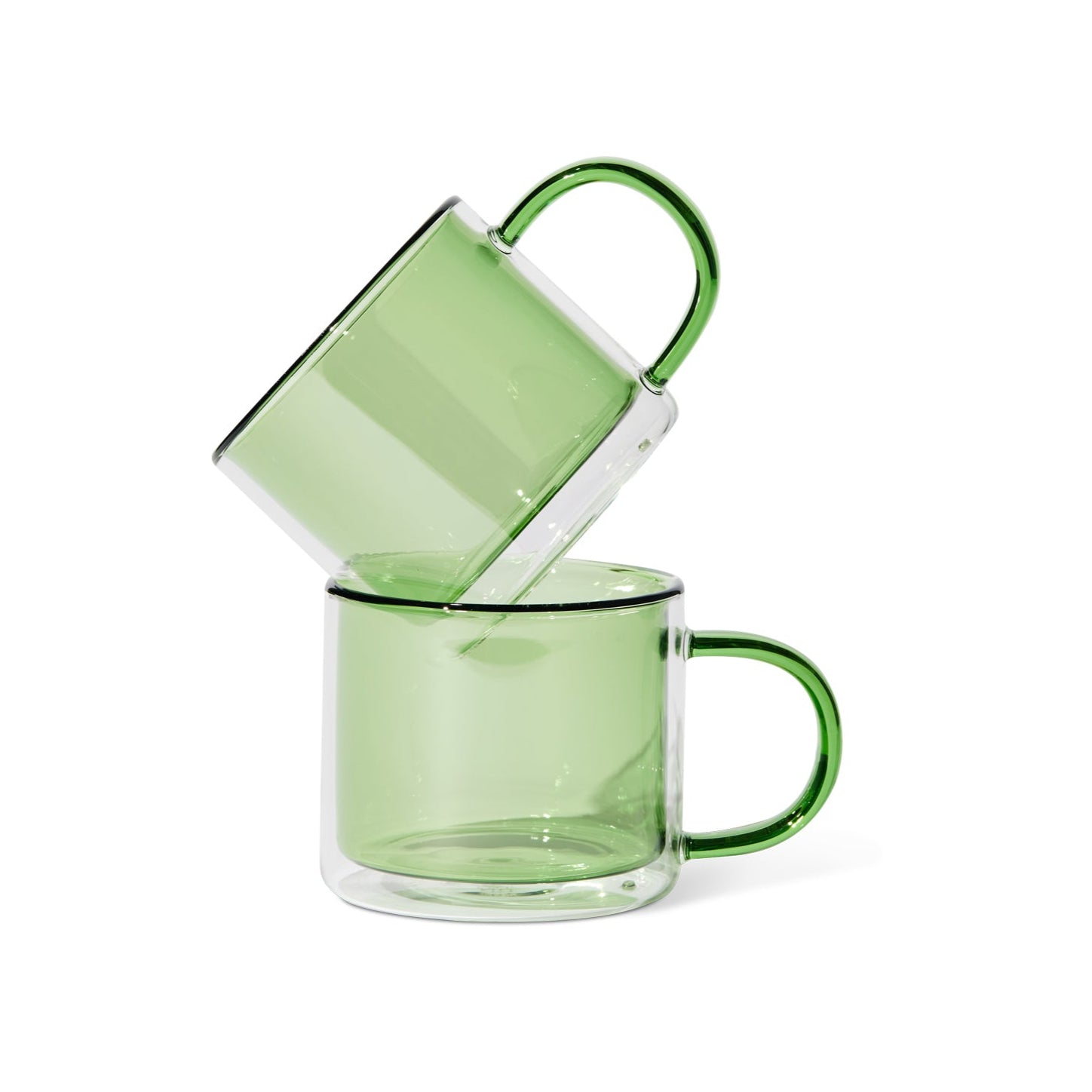 Double Trouble Cups, Set of 2, Green Eleish Van Breems Home