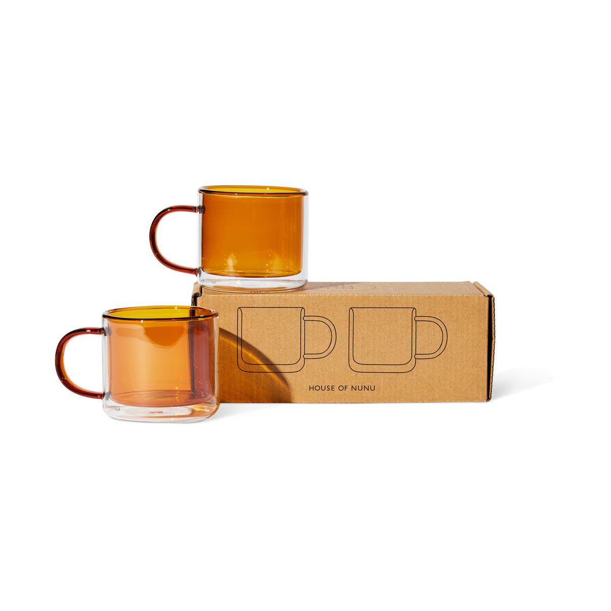 Shorty Espresso Cups, Set of 2, Amber Eleish Van Breems Home