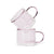 Double Trouble Cups, Set of 2, Pink Eleish Van Breems Home