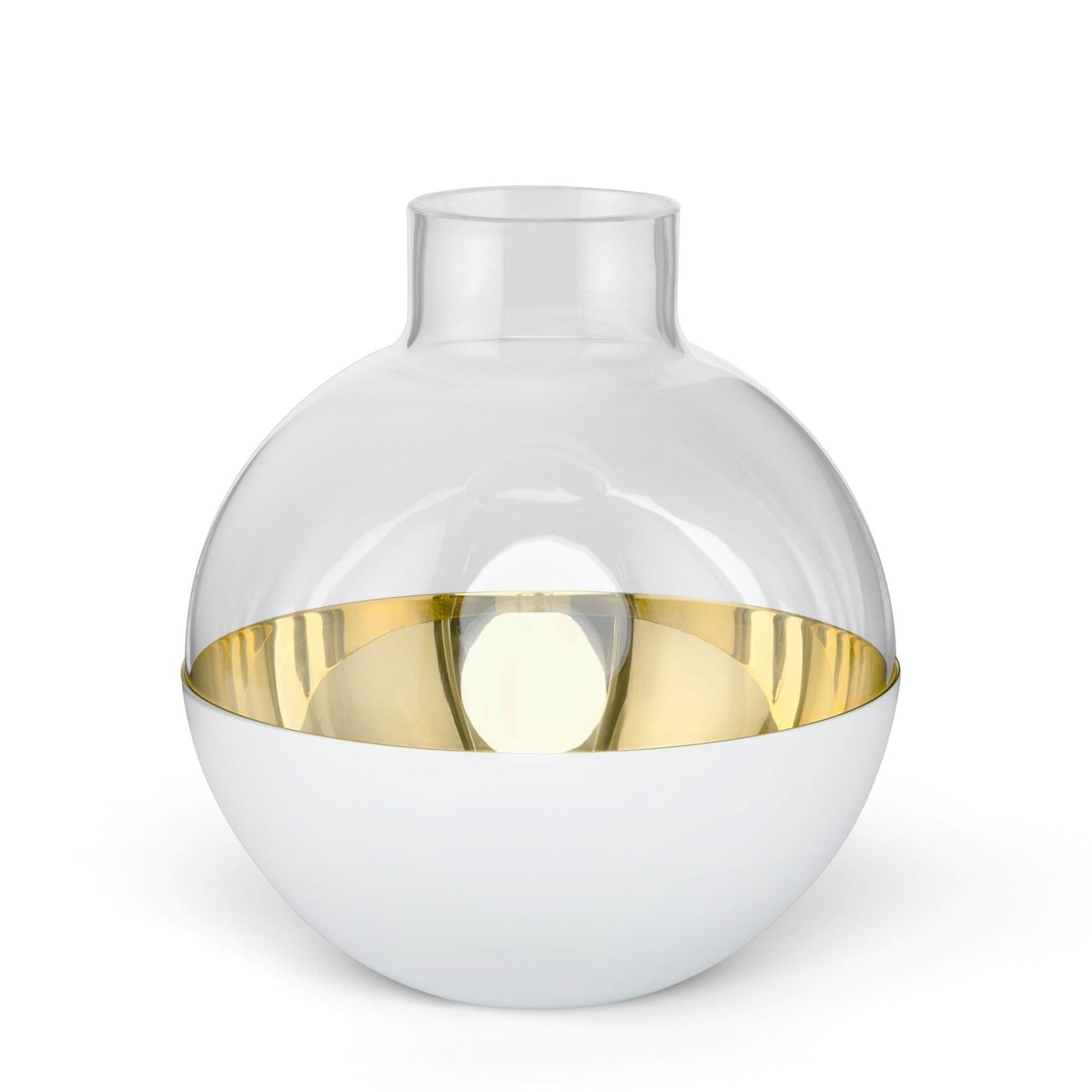 Pomme Vase, White, Medium