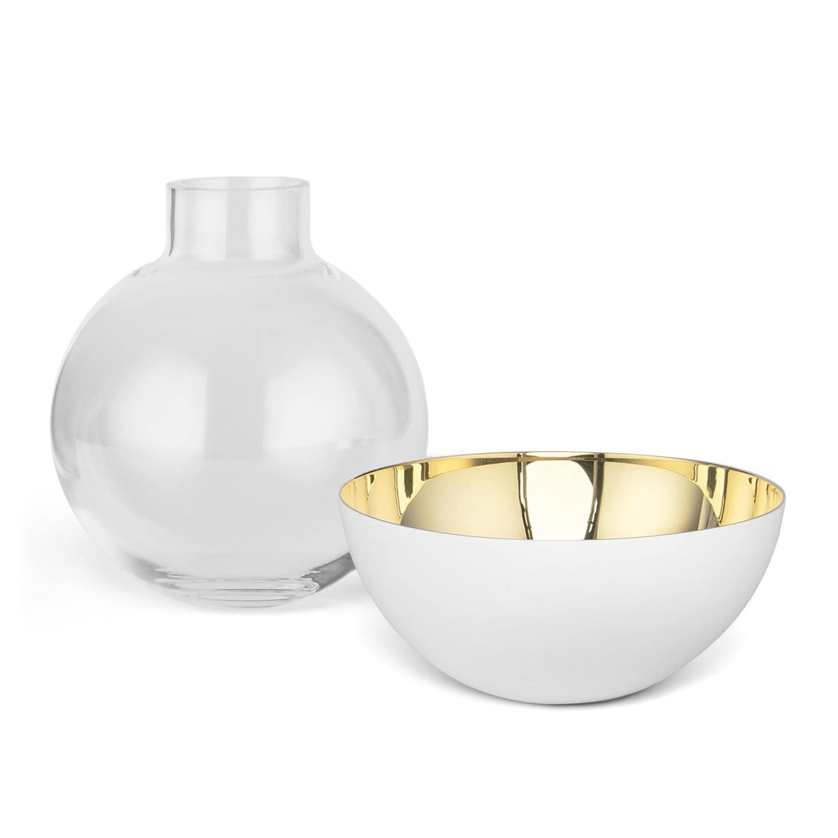 Pomme Vase, White, Small Eleish Van Breems Home