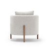 Sullivan Club Chair in Sky Salt Walnut Base
