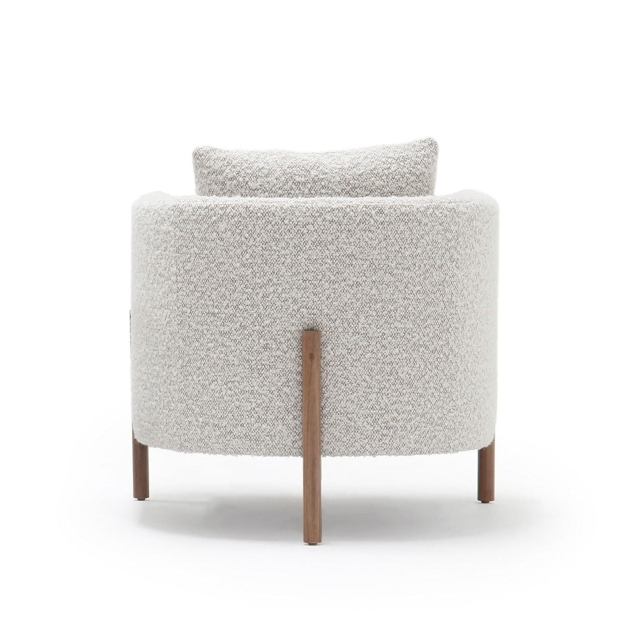 Sullivan Club Chair in Sky Salt Walnut Base Eleish Van Breems Home