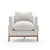 Sullivan Club Chair in Sky Salt Walnut Base Eleish Van Breems Home