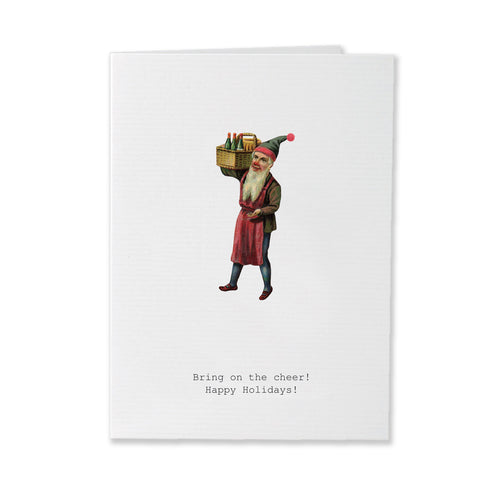 Gnome Cheer Happy Holidays Card