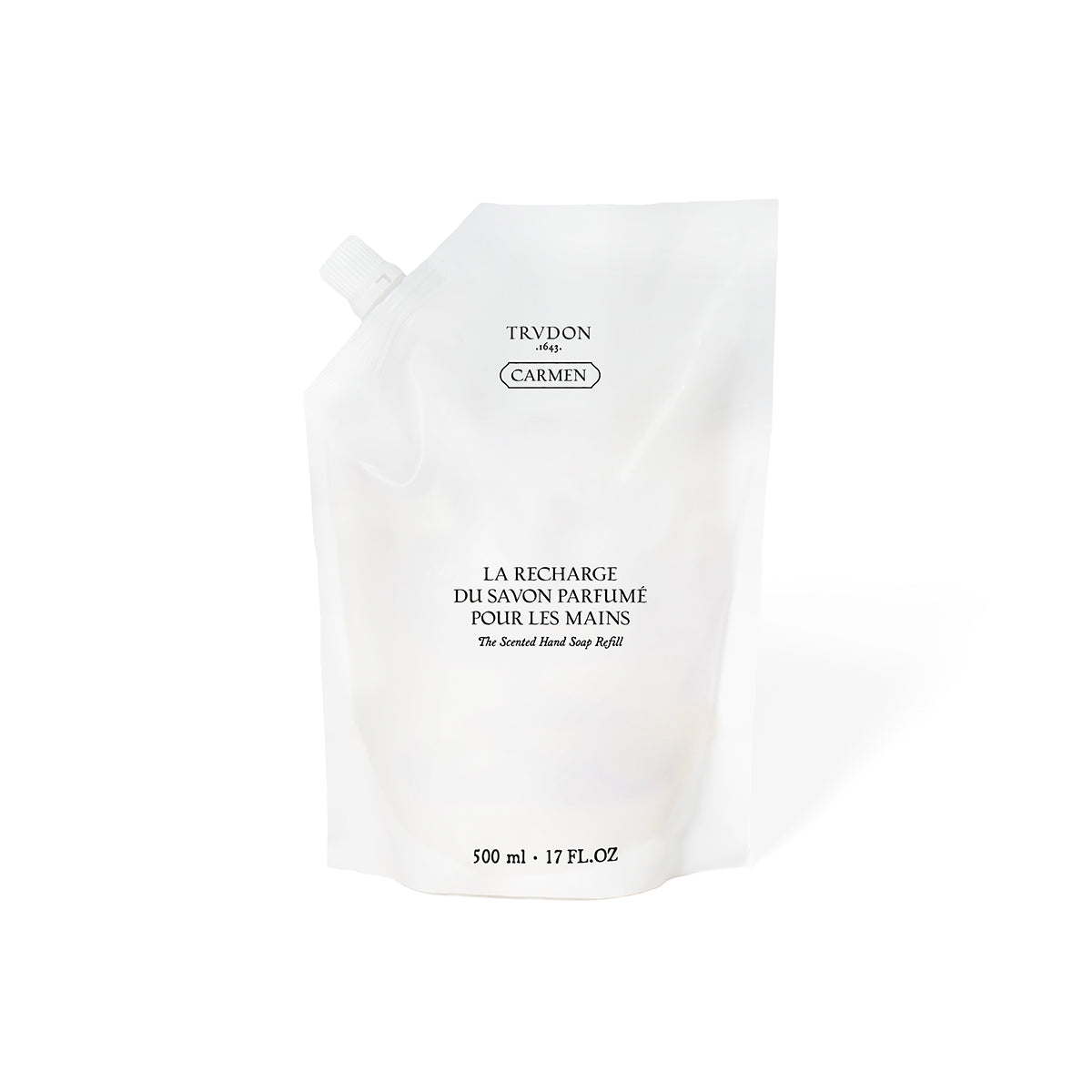 Trudon Scented Hand Soap Refill Carmen Bergamot, Tobacco, Leather 500ml Eleish Van Breems Home