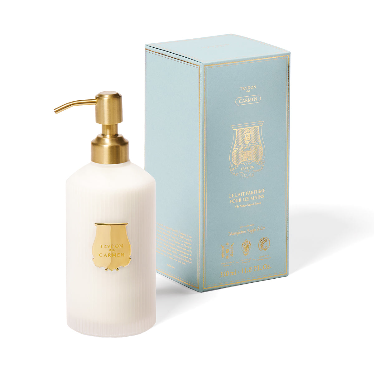 Trudon Carmen Scented Hand Lotion Bergamot, Tobacco, Leather Eleish Van Breems Home