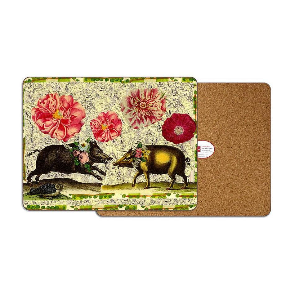 Two Boars Table Mat Eleish Van Breems Home