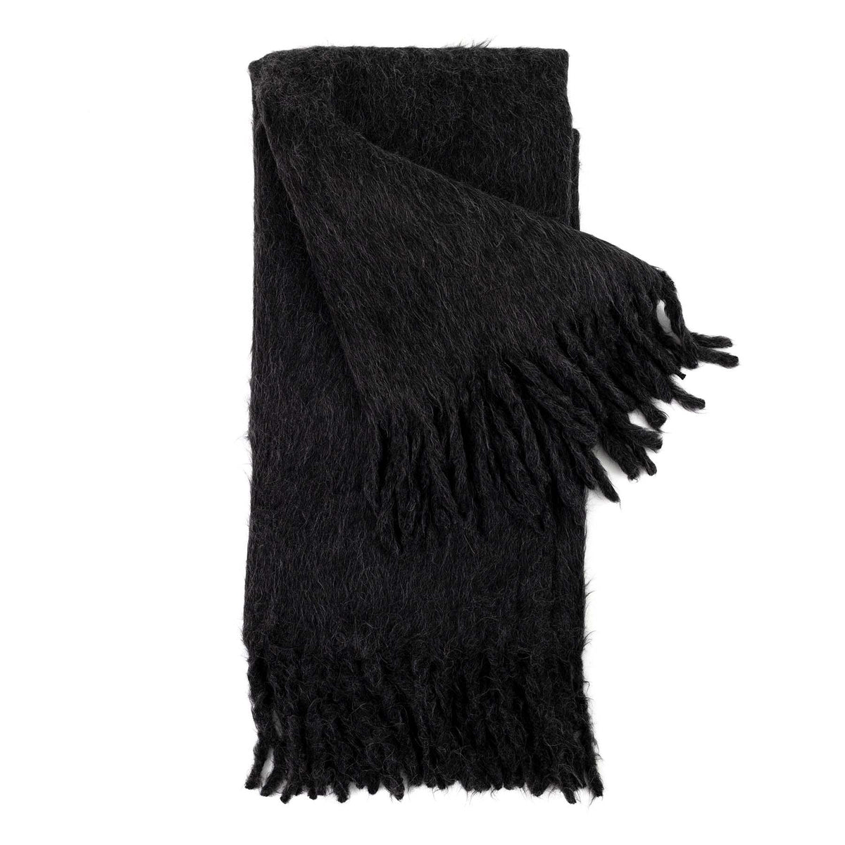 Woolly Mammoth Throw, Charcoal Eleish Van Breems Home
