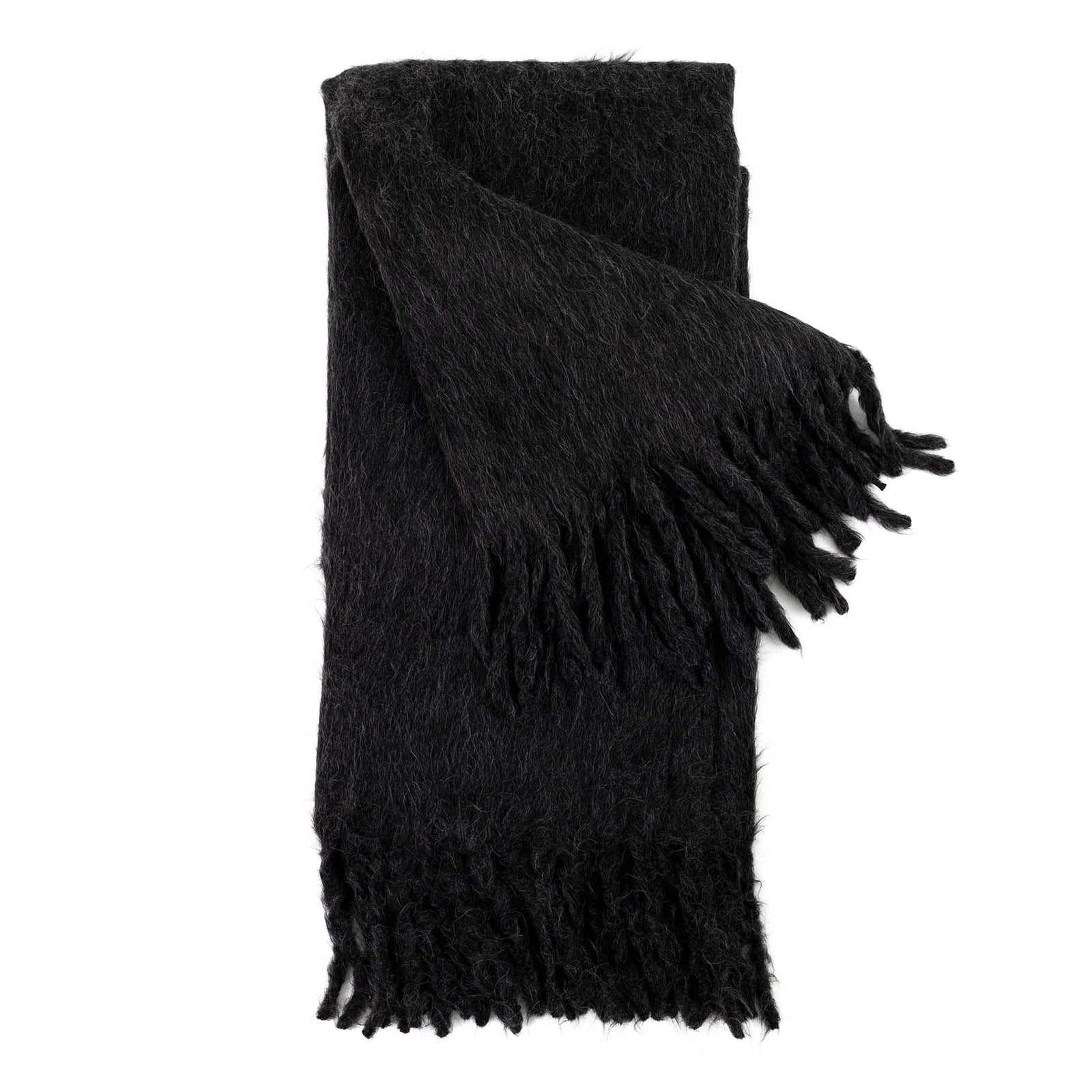 Woolly Mammoth Throw, Charcoal Eleish Van Breems Home