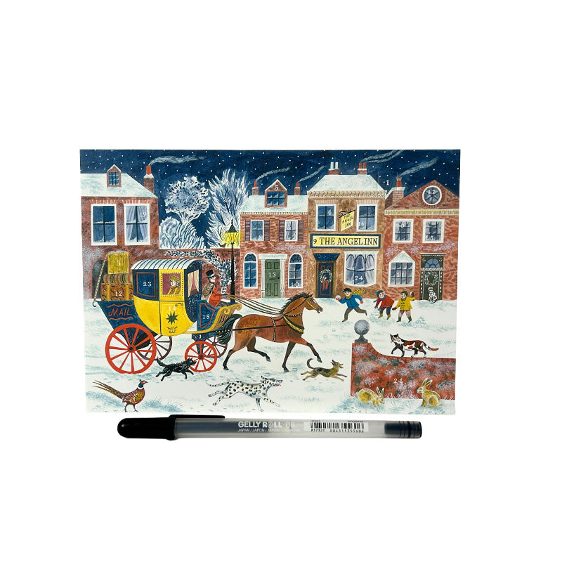 Angel Inn Mini Advent Card - Emily Sutton Eleish Van Breems Home
