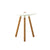 Area Table or Stool Teak/ White Eleish Van Breems Home