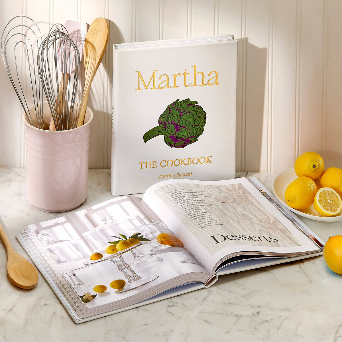 Martha: The Cookbook By Martha Stewart Leather-Bound Eleish Van Breems Home