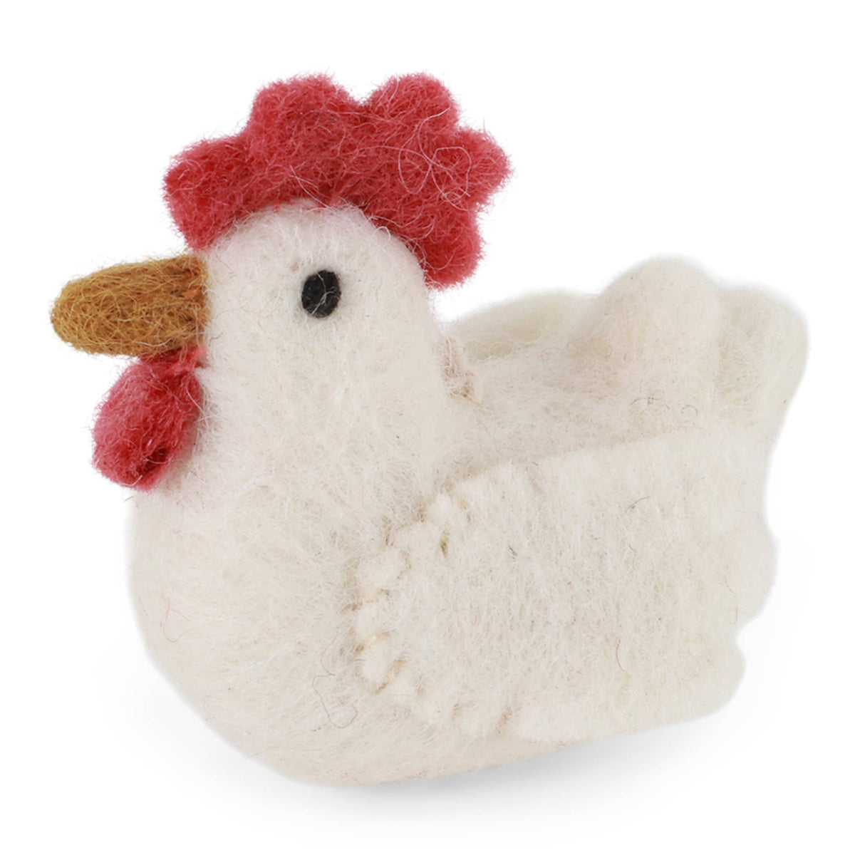 Rooster Ornament - White Eleish Van Breems Home