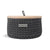 Round Storage Basket with Wood Lid, Large Eleish Van Breems Home