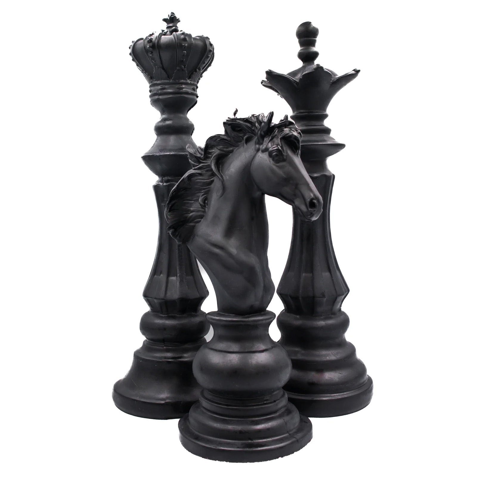 Queen Chess Piece Pillar Candle Eleish Van Breems Home