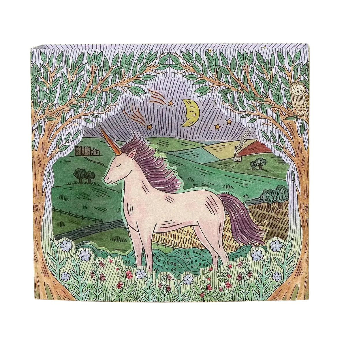 Twilight Unicorn Greeting Card Eleish Van Breems Home