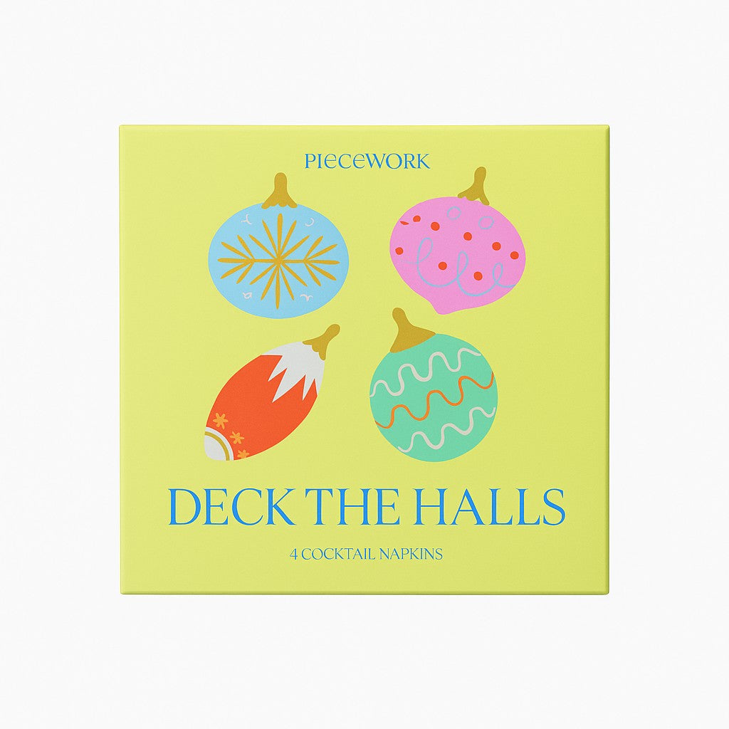 Deck the Halls Cocktail Napkins, Set of 4 Eleish Van Breems Home