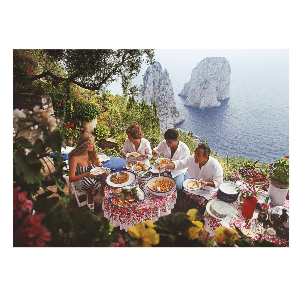 Dining Al Fresco, 1000 Piece Puzzle Eleish Van Breems Home