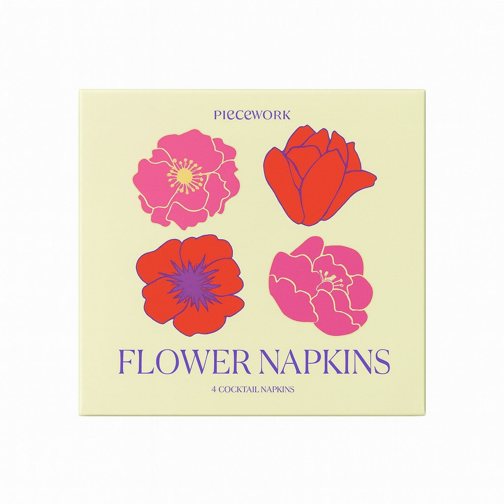 Flower Cocktail Napkins, Set of 4 Eleish Van Breems Home