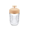 FOLIA Portable Lamp Clear Crystal with Clear Ash Brushed Brass Finish-Eleish Van Breems Home