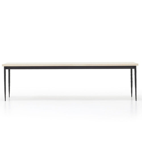 Verellen Giacometti Bench in Dead Flat Walnut