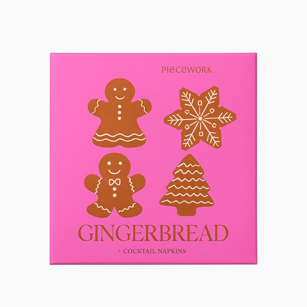 Gingerbread Cocktail Napkins, Set of 4 Eleish Van Breems Home