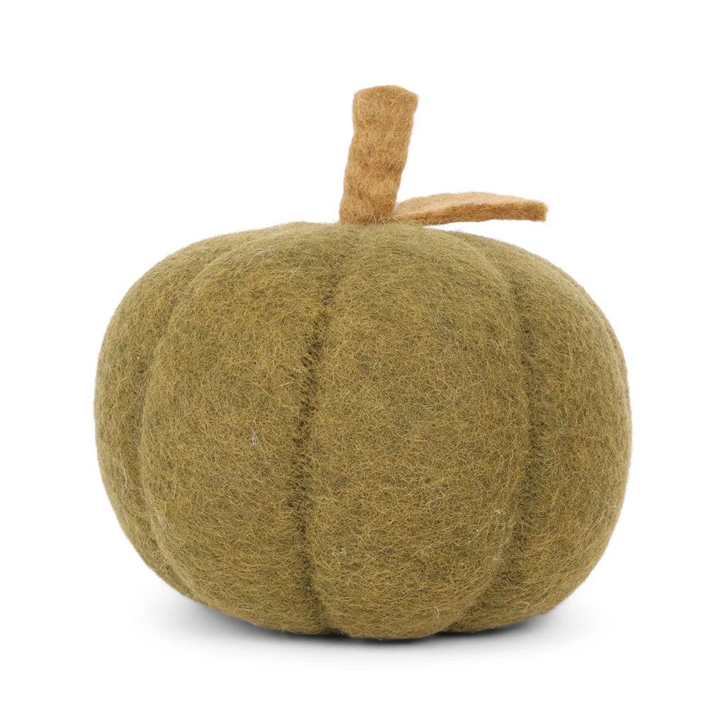 Green Felted Wool Pumpkin Eleish Van Breems Home