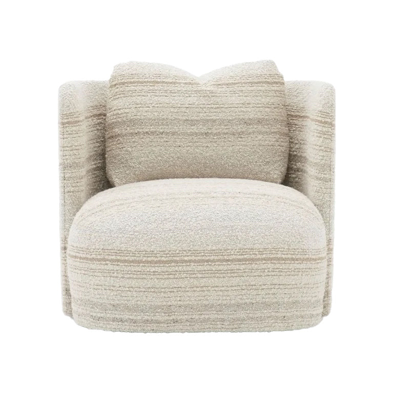 Hudson Swivel Club Chair Sacco Natural Eleish Van Breems Home
