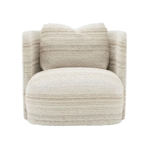 Hudson Swivel Club Chair Sacco Natural