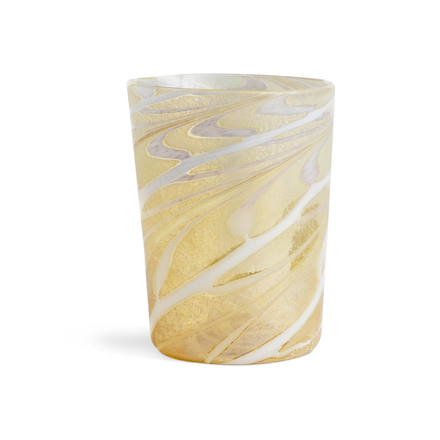 Wild Collection Tumbler White & Gold Mixed Pattern Eleish Van Breems Home