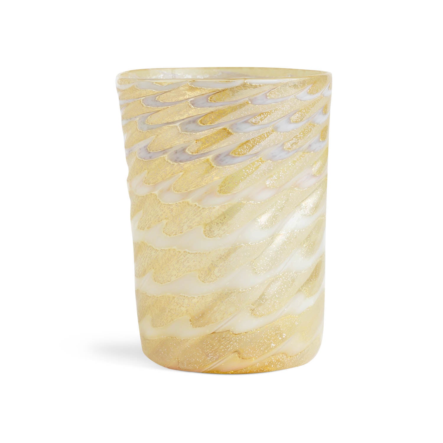 Wild Collection Tumbler White & Gold Mixed Pattern Eleish Van Breems Home