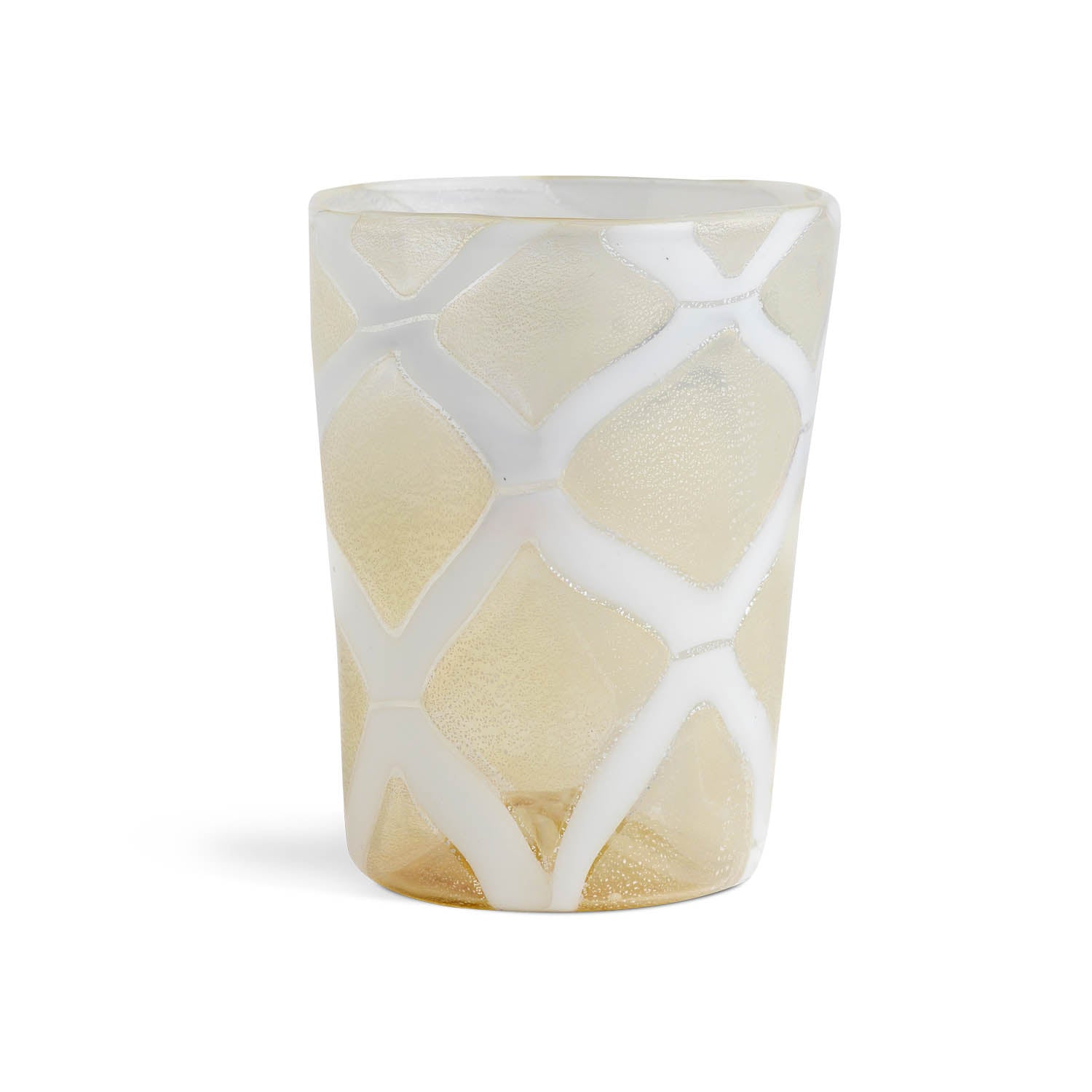Wild Collection Tumbler White & Gold Mixed Pattern Eleish Van Breems Home